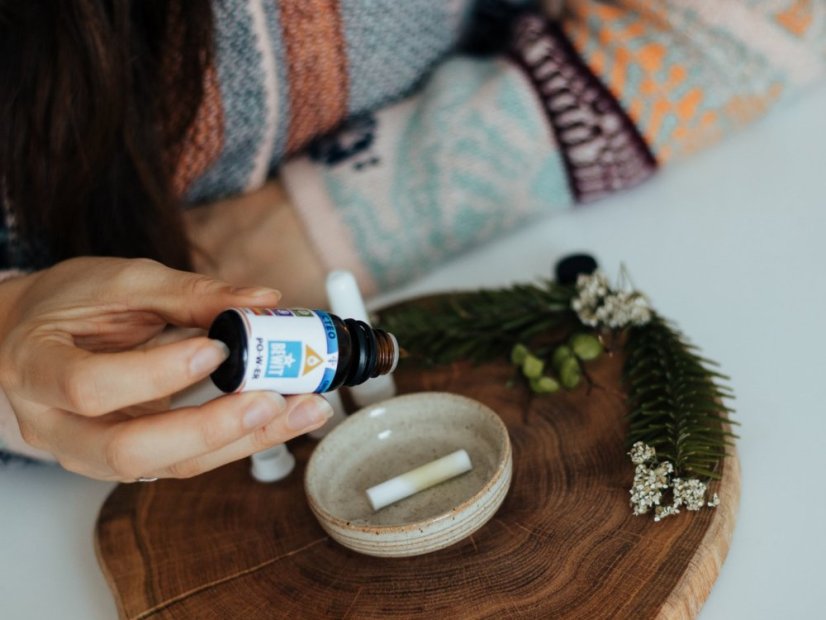 👃 BEWIT Inhalačná tyčinka do nosa – Osobný aromaterapeutický inhalátor - Farba: Žltá